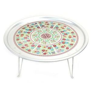 [아우트]양은 밥상 찻상 다과상 레트로 시골밥상 63cm