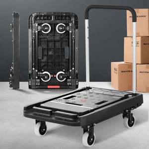 아카시아리빙 원터치 접이식 슬림대차 대 접이식 엘카 끌차 밀차 운반카트 구루마