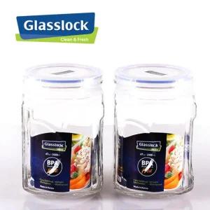 글라스락 수제청 담금병 캐니스터 2000ml 2조 세트