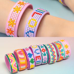 보석십자수 팔찌 만들기 취미생활 어린이 비즈 DIY 재료 패키지 선물