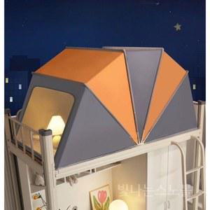 이층 침대 방한 방한텐트 겨울 1인용 싱글 우풍차단 암막 난방 실내