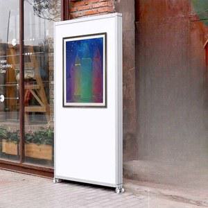 6M접기 사무용 도르래0 가벽 판넬 삼각지지대 전시용 보드 부스 상업용 6MX1 파티션