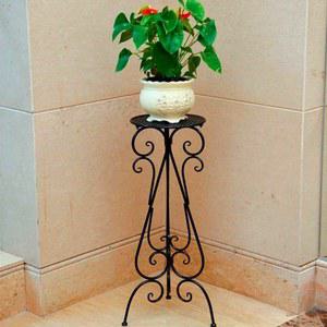 높은 화분 받침대 거실 화분거치대 키높은테이블 가정집 U 검은 스탠드 56cm