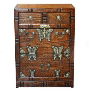 가온공방 나비 원목 2서랍 반닫이 600x400 제기함 제사용품 이조가구 고가구 3707