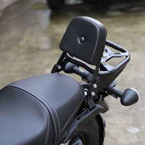오토바이등받이 바이크 트렁크 리어 랙 가죽 쿠션 등받이 -S사이즈