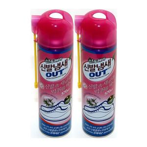 산도깨비 신발냄새아웃 370mlX2개 신발 냄새 OUT 제거제 탈취제 운동화 구두