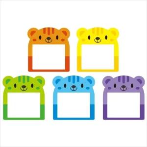 (노랑NO.020) h01 가꿈 다람쥐 멀티네임텍(5종 1봉10개입) 명찰/사원증/사원증목걸이/관광명찰/명찰목걸이