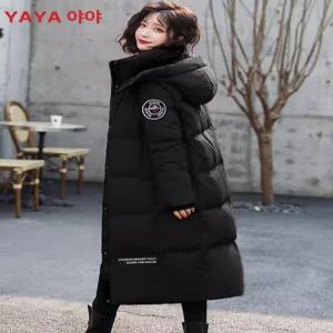 kass 역시즌롱패딩 겨울 패딩 블랙야크 구스다운 여성