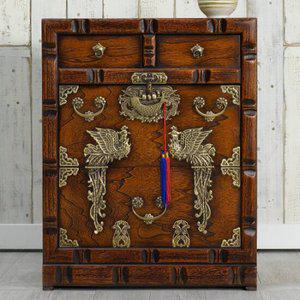 2서랍봉황반닫이 이조공예 고가구 원목가구 제기함