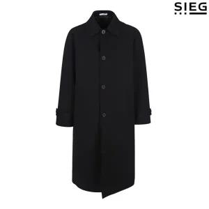 [롯데백화점]지이크 [단독특가] 25FW 프리미엄 특별전 블랙 트렌치코트 PFN7301BKDN