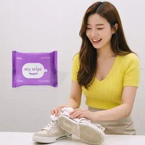 운동화 신발 다목적 클리너/세정티슈 1팩-찌든때제거/저자극/무알콜