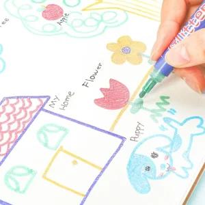 글리터 반짝이펜 6색/어린이/유아/키즈/다이어리/데코/꾸미기/볼펜/필기/그림펜/다꾸/드로잉/컬러/문구