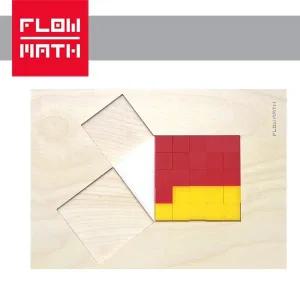 플로우수학교구- 피타고라스 퍼즐정리 사각형3(기본증명)