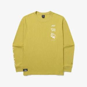 [휠라](광주신세계)[FILA] WHITE ROCK 와플 긴팔티 (FS2RLG3103X_MUD)