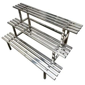 스테인리스 화분 진열대 스텐 베란다 선반 받침대 거치대 카페