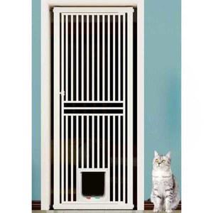 고양이 안전문 무타공 방묘문 가드 문 반려묘 철장 애견 울타리