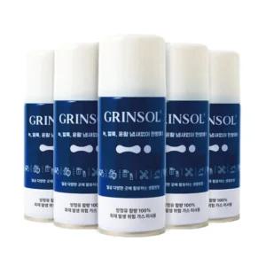 그린솔 미니 LPG가스없는 생활윤활방청제 100ml, 5개