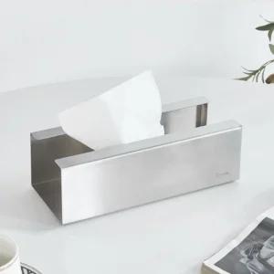 스텐 티슈케이스 인테리어 오브제 티슈커버 디스펜서 스틸 집들이선물 소형