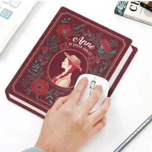 책모양 마우스패드 셜록홈즈 모비딕 선물용 증정용