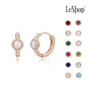 [르샵주얼리] 14K 글로리아 탄생석 귀걸이(GoldPlated)_LJ5288BRE