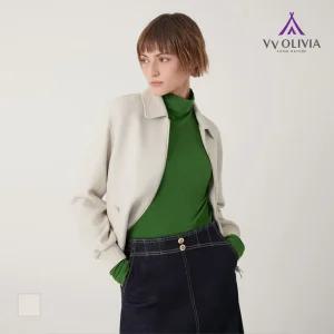 [비비올리비아] 블루종 점퍼형 자켓_VVCFU3F8261