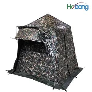 호봉 낚시텐트 밀리터리 블랙 소A 민물낚시 원터치 소형텐트