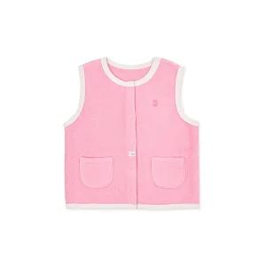 핑크포근플리스조끼 MKZLVE08