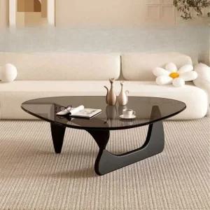 노구치테이블 이사무노구치 강화유리 원목 거실 유리 테이블