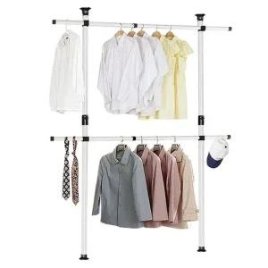 5002호 파이프행거 고정식옷걸이 옷장옷행거 옷방철제 시스템행거 원룸행거 폴행거