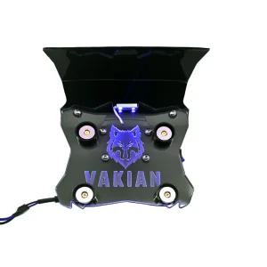 바키안 자석 충전거치대 2구 블루 단품 LED 오토바이 배달 자석충전기