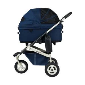 에어버기 돔3 프리미엄 네이비 블루 L 강아지 유모차