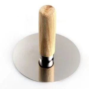 누룽지호떡누르개 논슬립 호떡누름판 우드손잡이 달고나누르개 동그란 (WFJJQ0D)