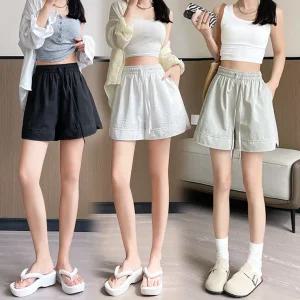 [ 9900원샵 ] RT-428/ 여름 쿨링 면반바지 밴딩 3부 4부 숏팬츠 빅사이즈