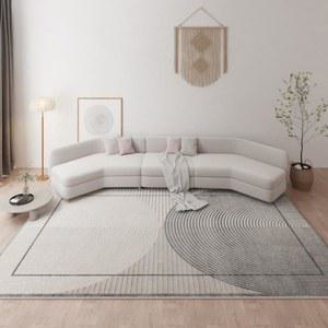 라인 거실 카페트 대형 매트 러그 특대형 극세사 단모