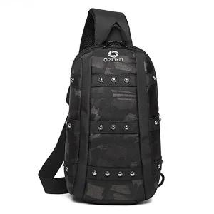 웨이스트백 크로스백 데일리 캐주얼 가죽 코디 댄디-WFGGZN3