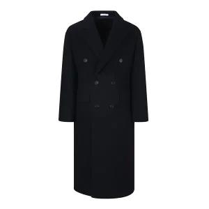 [롯데백화점]지이크 FW 블랙 더블 남성 코트 겨울 롱코트 PFH7019