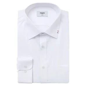 [NS홈쇼핑](레노마셔츠) 25가을 뱀브 폴리 스판셔츠(일반핏 긴소매) RPFSG0-001-WH..