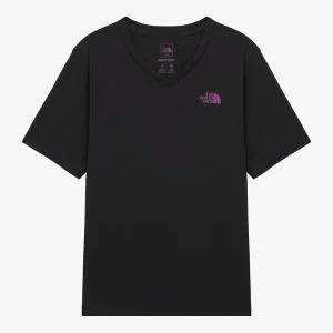 [노스페이스] [노스페이스 공식] NT7UR50B 여성 리커버리 반팔 브이넥 티 BLACK