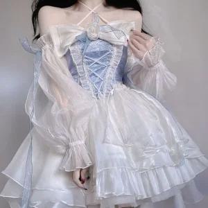 공주드레스 파티 공주 의상 드레스 할로윈 코스프레 공연 원피스 성인 무대 복장