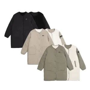 [내셔널지오그래픽](본점) W 웨이젤라 리버시블 롱기장 플리스 집업 N224WFJ130