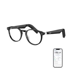 [미국배송] 남성용 및 여성용 GETD AI 안경 CHATGPT 기반 스마트 147개 언어로 실시간 번역 11시간 음악 재생 여행용 블루라이트 방지 렌즈가 장착된 블루투스 일상적인 사용.