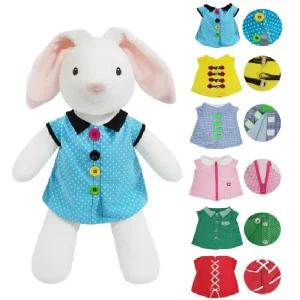 두돌아기 단추 지퍼 소근육발달 토끼 애착인형 장난감 유치원장난감 두뇌발달 유아교구 추천