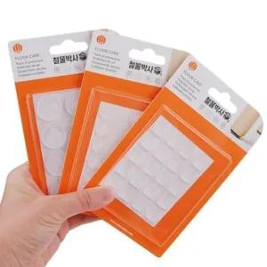 쿠션 투명 CB 22X5T 12개입 문손잡이 도어클로저 도어손잡이 안전고리