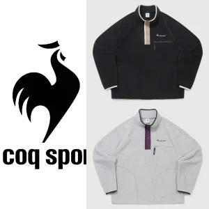 [롯데백화점]르꼬끄 유니 플리스 우븐믹스 루즈 하프집업 QQ423LFSO3