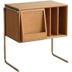 턴테이블 받침대 레코드 엘피 장식장 거실 LP 보관함 LP랙 - 블랙