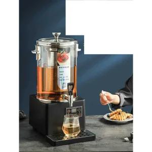 한약 약탕기 전기 건강원 홍삼 가정용 한약 추출기 중탕기(10L/블랙)+필터통