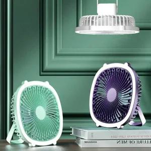 벨로즈 LED 데스크탑 무선 선풍기 휴대용 캠핑용 차박 탁상용 저소음 3단 미니 선풍기