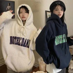 빅사이즈 기모 오버핏 겨울 모자큰 후드티 꾸안꾸 커플티 청소년