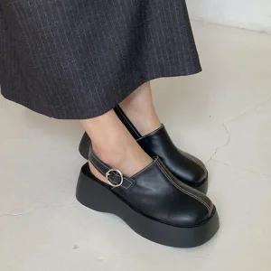 로퍼신발 슈즈 통굽단화 플랫 스니커즈 구두 신발 (WFK0KAZ)