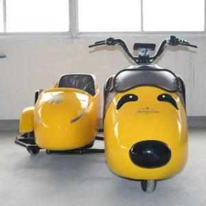 스누피 오토바이 스쿠터 강아지 사이드카 행사 홍보